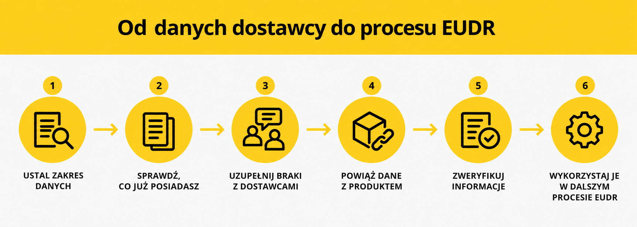 6 etapów pracy z danymi dostawców – od ustalenia zakresu po wykorzystanie informacji w procesie EUDR